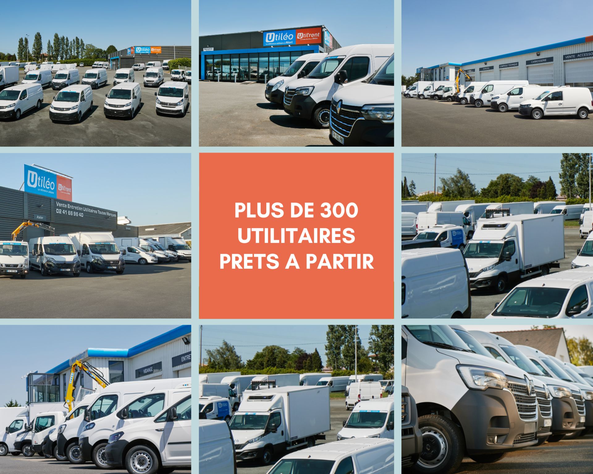 Util'rent - Location LLD - Plus de 300 véhicules utilitaires prêts à partir