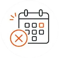 Picto annulation gratuite - Location de camions de déménagement, voitures et utilitaires
